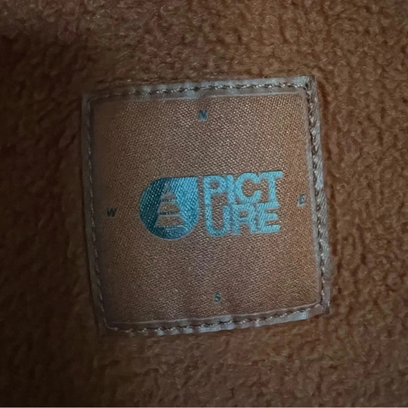 Picture Organic Clothing Tilite 1/4-Zip Fleece Pullover Cropped Size Medium - Picture 3 of 11